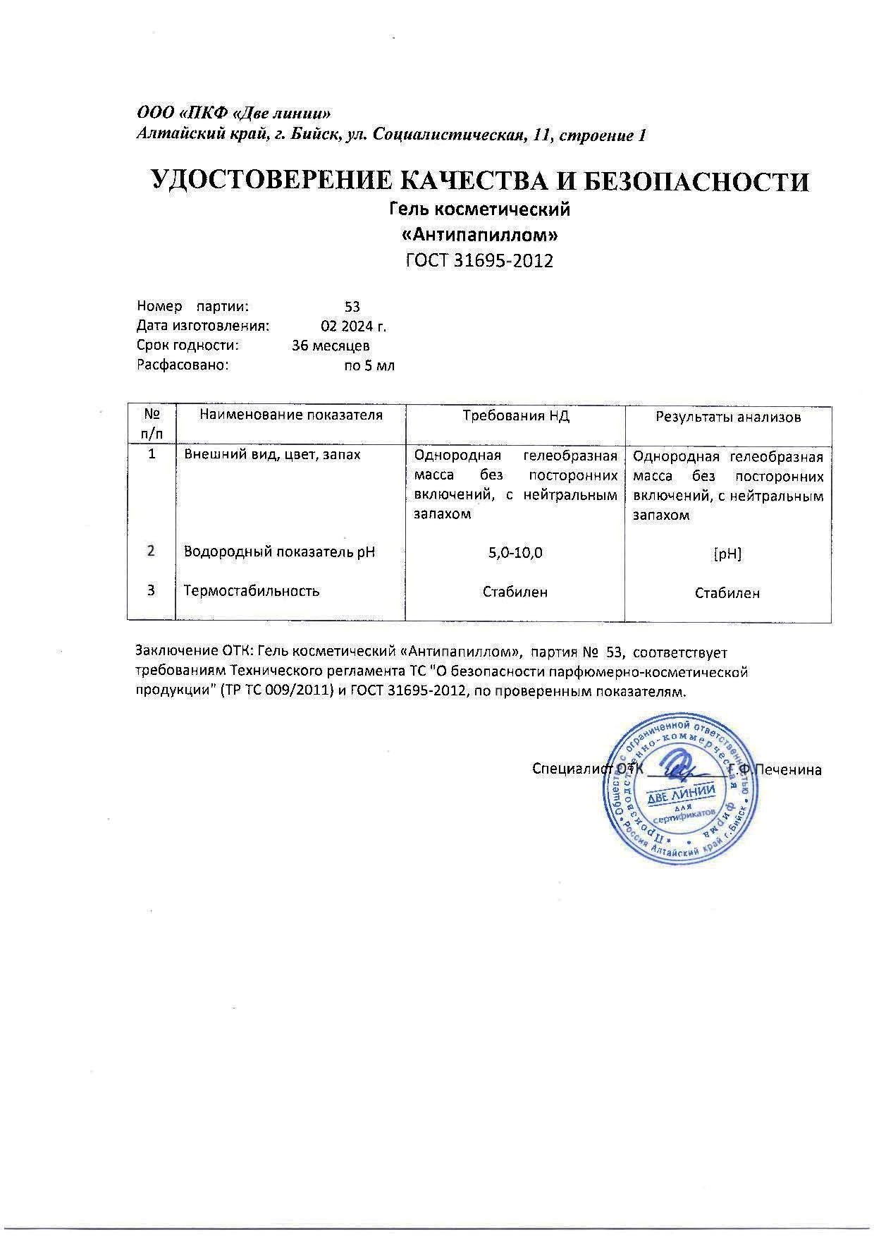 Паспорт №022024